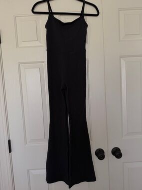Aritzia Wilfred Black Flare Jumpsuit